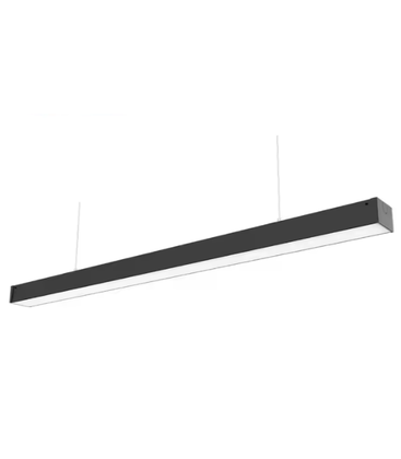 36W LED lysskinne, taklampe for kontor - Svart, 120 lm/W, 120 cm, inkl. wireoppheng