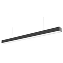 36W LED lysskinne, taklampe for kontor - Svart, 120 lm/W, 120 cm, inkl. wireoppheng