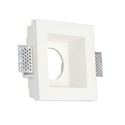 GU10 downlight for gipsloft innsparkling - 12x12cm, nedsenket