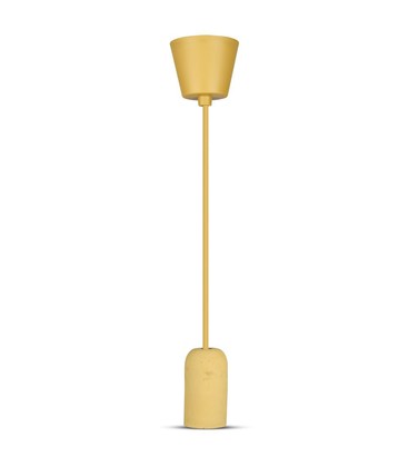 E27 Betong Pendel Lampe - beige