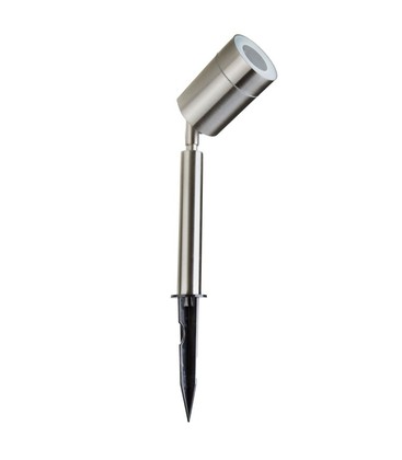 EN: VT-770 GU10 GARDEN SPIKE FITTING STAINLESS STEL BODY -WHITE IP44