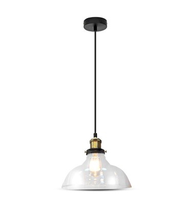 E27 Glasspendel-lampe - Transparent