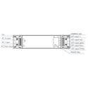 LEDlife rWave 150W dimbar strømforsyning - 24V DC, 6,25A, RF, push-dim, 4 kanaler