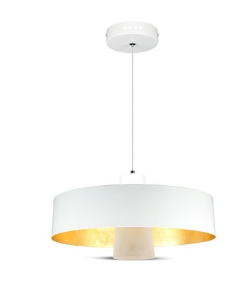 7W LED Pendellampe - Akryl, Hvit Lampeskjerm, 4000K