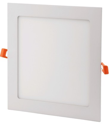 18W LED panel downlight - Hull: 20,1 x 20,1 cm, Mål: 22 x 22 cm, 230V