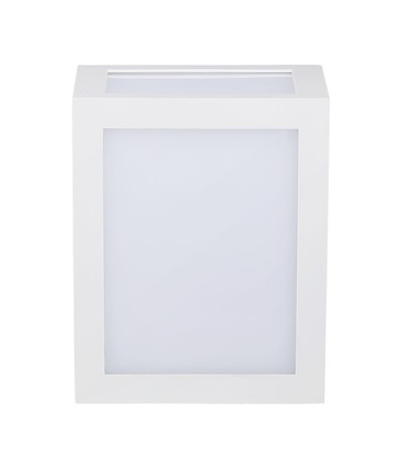 12W LED Vegglampe - 3000K, Hvit hus