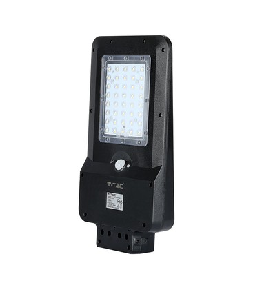 15W LED Solar gate lampe - 6000K, svart hus