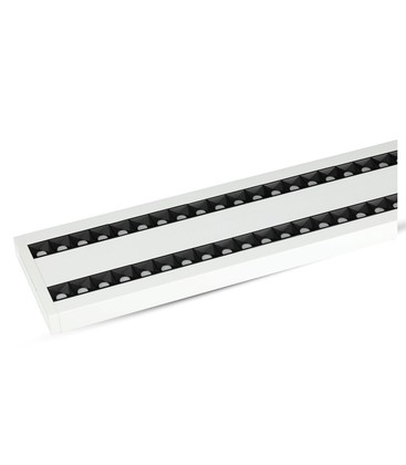 60W LED Lineært Hengende Lys - Samsung Chip 4000K, Hvit, Koblingsbar