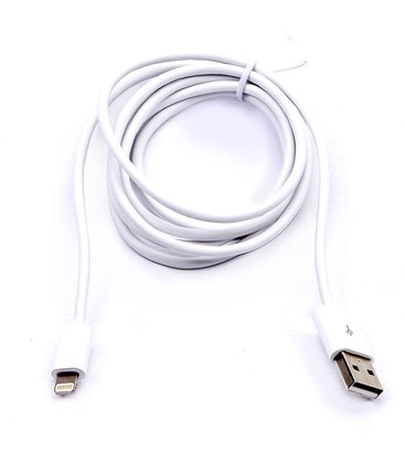 1,5m MFi iPhone kabel - hvit