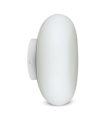 25W VEGGLAMPE - LED Designer, TRIAC Dimbart, 3000K, Hvit.