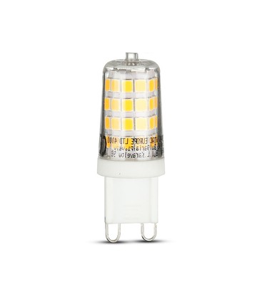 3W spotlys G9 - LED, plast, 6400K, 6 stk/pakke.