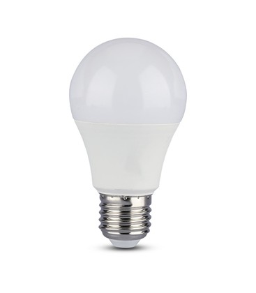 9W A60 LED pære E27 - Mikrobølgesensor, 6400K.