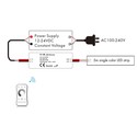 LEDlife rWave mini dimmer - 12V (60W), 24V (120W), med DC stikk