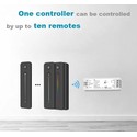 LEDlife rWave slim touch dimmer fjernbetjening - 1 sone, batteri, inkl. holder