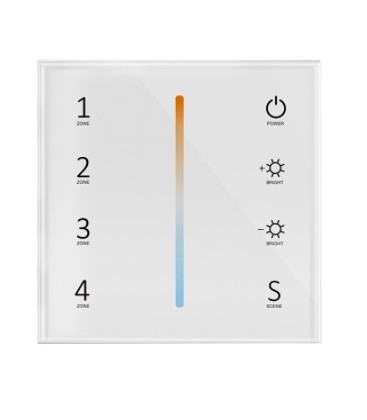 LEDlife rWave veggmontert CCT dimmer - 4 soner, batteri