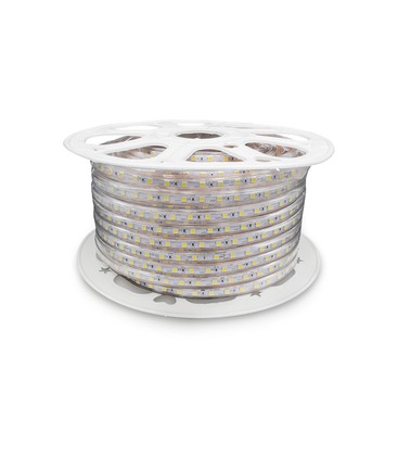 60 LED Stripelys 8.5W/m - 4000K, IP66, 220V, 50m/rull