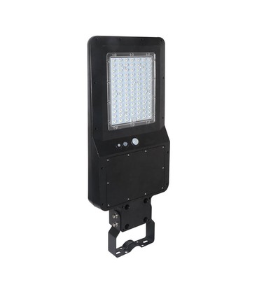 40W LED solcelleveilykt - 6000K, svart hus (120lm/watt)