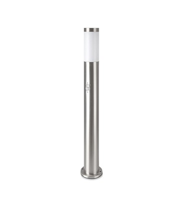 Pullertlampe E27 - PIR-Sensor, Rustfritt Stål, 80 cm, Satin Nikkel, IP44