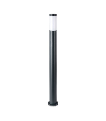 V-Tac Grå hage lampe, rustfritt - 110 cm, IP44 utendørs, E27 sokkel, uten lyskilde
