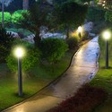 V-Tac Grå hage lampe, rustfritt - 110 cm, IP44 utendørs, E27 sokkel, uten lyskilde