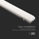 18W LED Armatur med solcellepanel - CCT(3-i-1), Sensor, RF fjernkontroll, IP65 utendørs