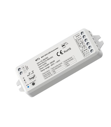 LEDlife rWave dimmer/CCT controller - Tuya Smart/Smart Life, Push-dim, 12V (60W), 24V (120W)