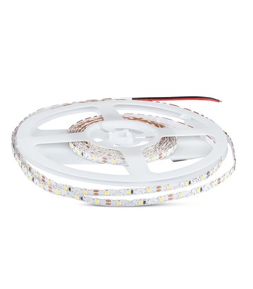 60 LED striplys 5W/m S form - 6400K, 12V, IP20, 5m/rull