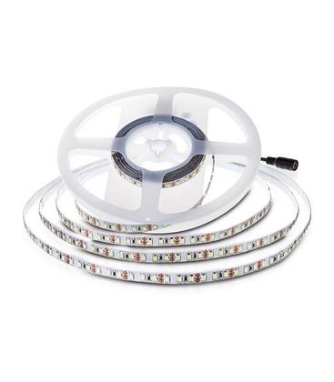 120 LED striperlys 8W/m - 4000K, IP20, 24V, dobbel PCB (10m/rull)