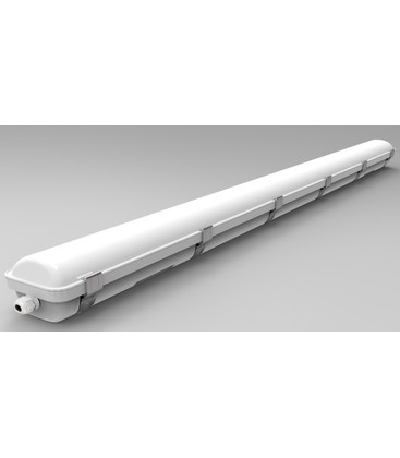 LEDlife 48W LED armatur - 160lm/W, 5000K, 150 cm, IP66, IK10, gjennomgangskobling, 230V