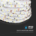 12V ZigZag 5W/m LED strip - 5m, 60 LED per meter, IP20