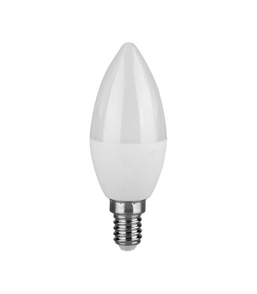 LED kronelyspære 4,5W E14 - 6500K, 6 stk/pk