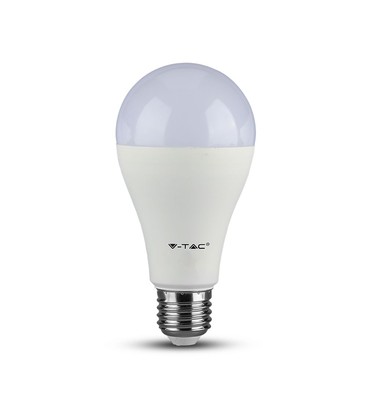 8.5W A60 LED Lyspære E27 - 3000K, Plast, 3 stk/pakke