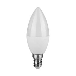 LED lyskilder V-Tac 4,5W LED kronelyspære - E14, matt