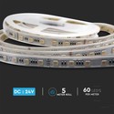 5m RGB+CCT 24W/m LED stripe - RGB+2700-6500K, IP65, 24V