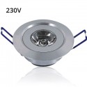 LEDlife 1,2W downlight - Hull: Ø4,2 cm, Mål: Ø5,2 cm, 2,2 cm høy, 230V