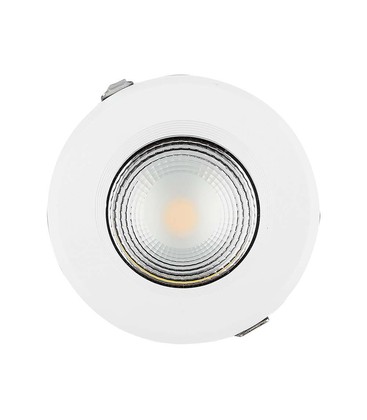 40W LED downlight - reflektor COB, 6500K, høy lumen.