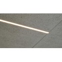 Trebetong/gips LED lysskinne 60 cm - 19W, Akustilight, innfelt, 24V