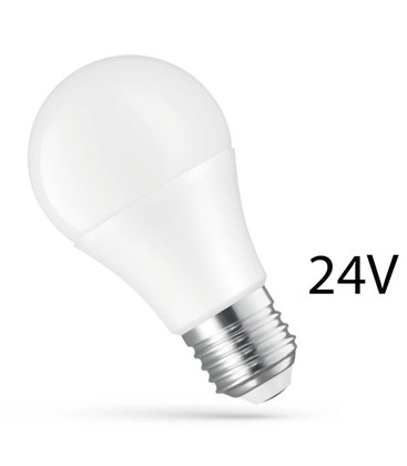 24V E27 LED-pærer 8.5W - 24V AC/DC, Spektrum