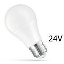 LED 8.5W E27 - 24V AC/DC, Varm hvit, Spectrum