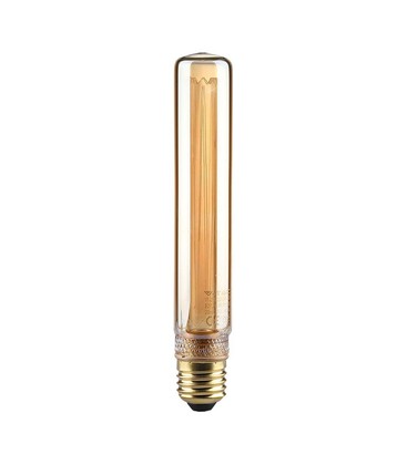 T30 LED lyspære 2W E27 - Amber glass, ART kulltråd, 1800K