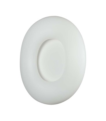 Rund LED Overflatpendel 78W - Designer, Fargeskiftende, 750x130, Dempbar, Hvit.