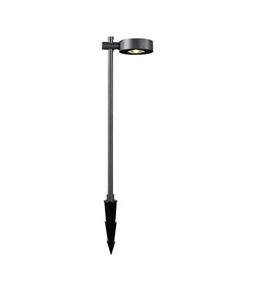 7W LED pullertlampe - 3000K, svart hus, IP65