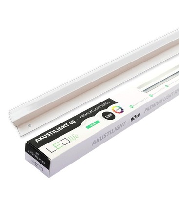 Trebetong/gips LED lysskinne 90 cm - 27W, Akustilight, innfelt, 24V