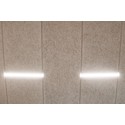 Trebetong/gips LED lysskinne 90 cm - 27W, Akustilight, innfelt, 24V