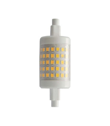 7W LED plastpære R7S - 3000K