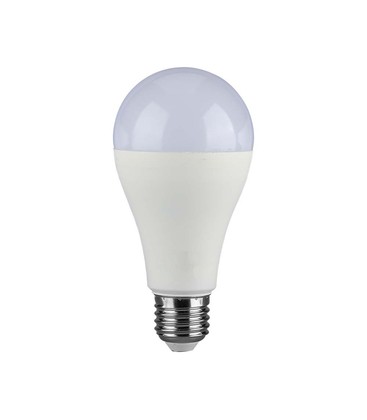 A65 LED 17W E27 - Plast Pære, 6500K, 200D