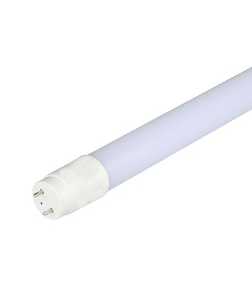 18W T8 LED Rør - Plast, Ikke-roterbar, 120cm, 6400K, G13.