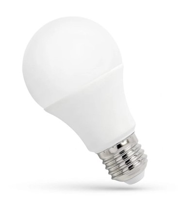 9W E27 LED pære - A60, 230V, Spektrum