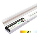 Trebetong/gips LED lysskinne 60 cm, CCT - 19W, Akustilight, innfelt, 24V