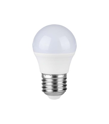 G45 LED 3,7W E27 - Plastikk Pære med Samsung Chip, 3000K